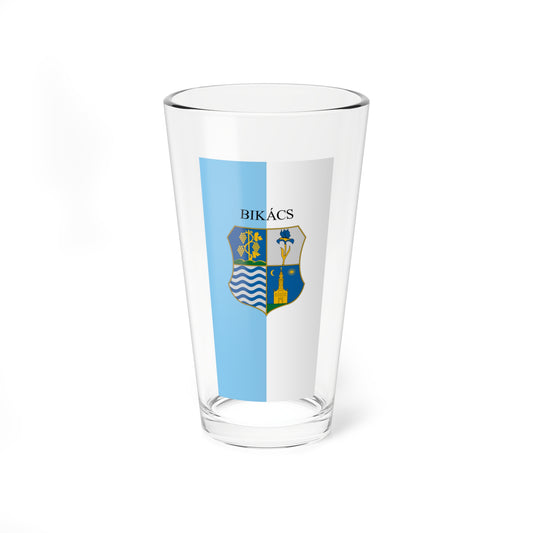 Flag of Bikacs (Hungary) Pint Glass 16oz