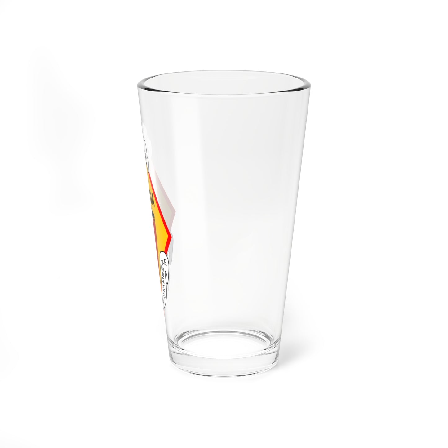 Emblem of Ruanda circa 1920-1962 (Rwanda) (Coat of Arms) Pint Glass 16oz