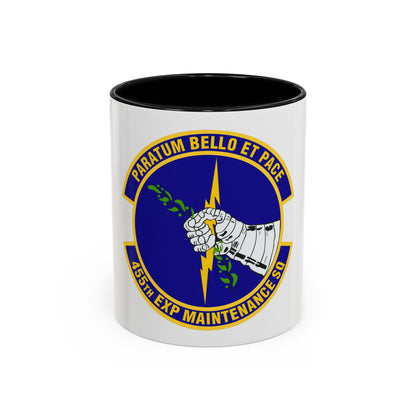 455th Expeditionary Maintenance Squadron (U.S. Air Force) Accent Coffee Mug