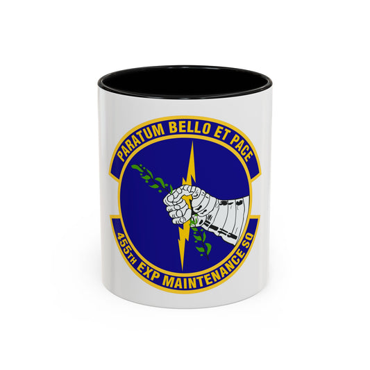 455th Expeditionary Maintenance Squadron (U.S. Air Force) Accent Coffee Mug