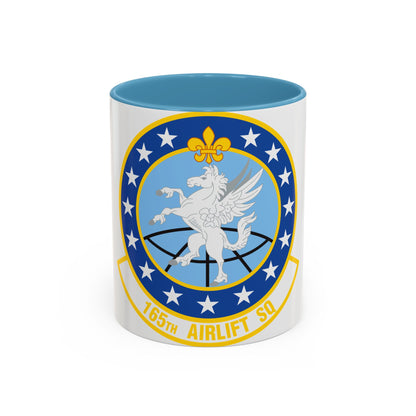 Tasse à café décorative du 165e Escadron de transport aérien (US Air Force)