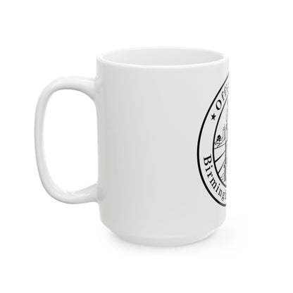 Seal of Birmingham Alabama - White Coffee Mug