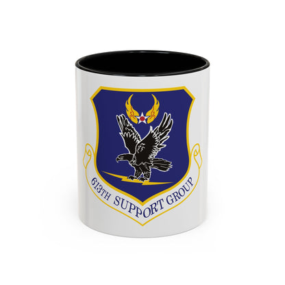 613th Support Group (U.S. Air Force) Accent Coffee Mug
