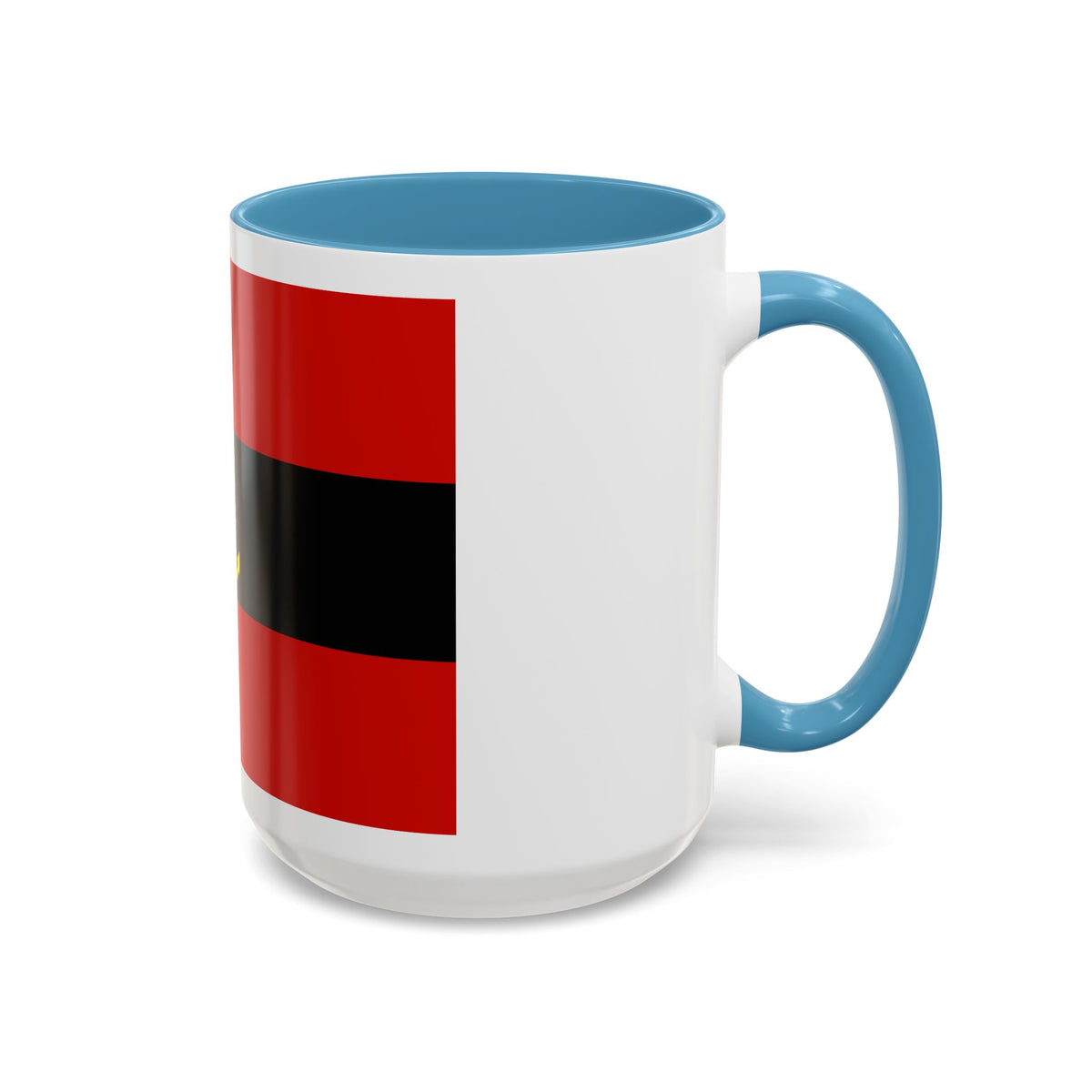 Naval Ensign of Albania 1946 to 1954 - Accent Coffee Mug