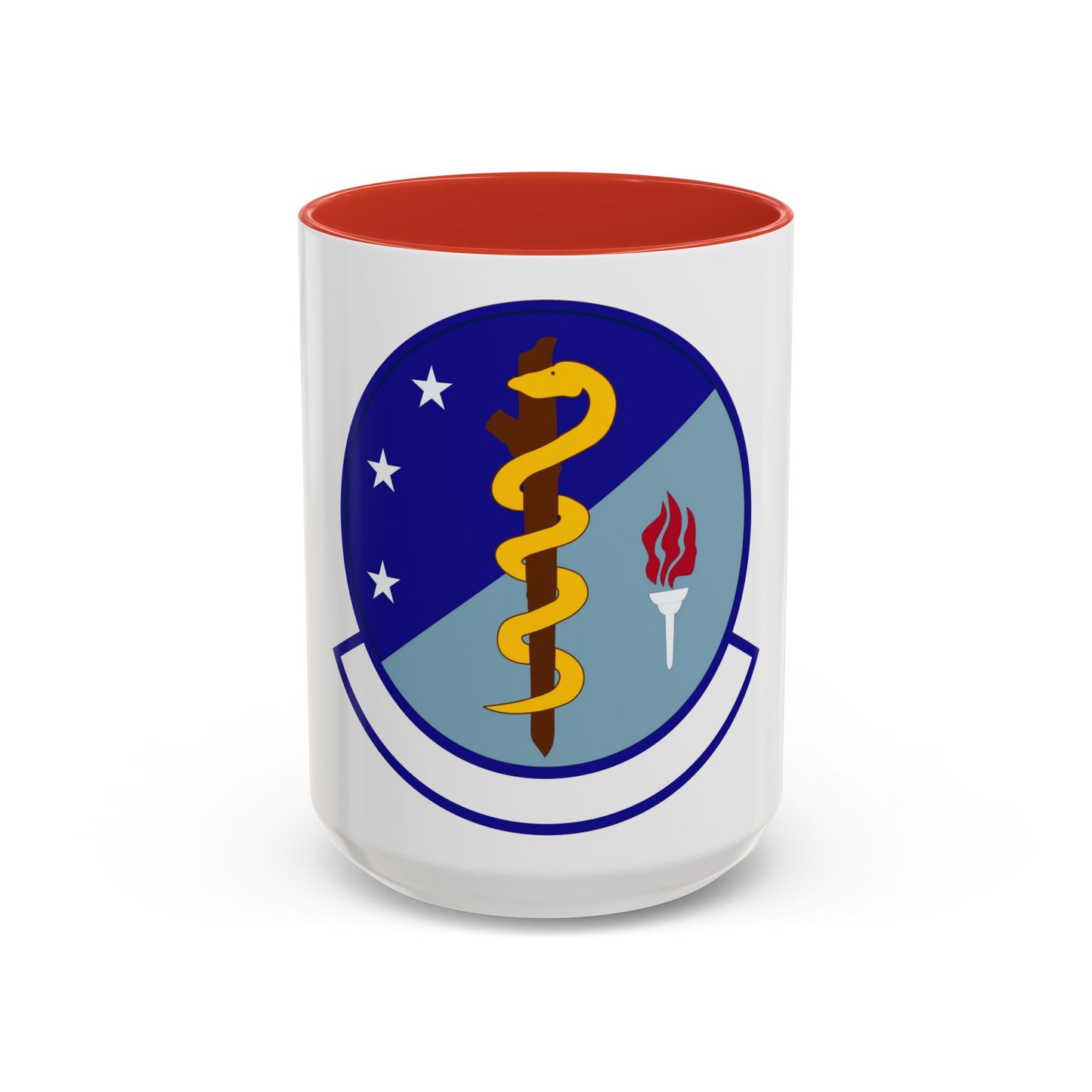 47 Operational Medical Readiness Squadron AETC (U.S. Air Force) Accent Coffee Mug