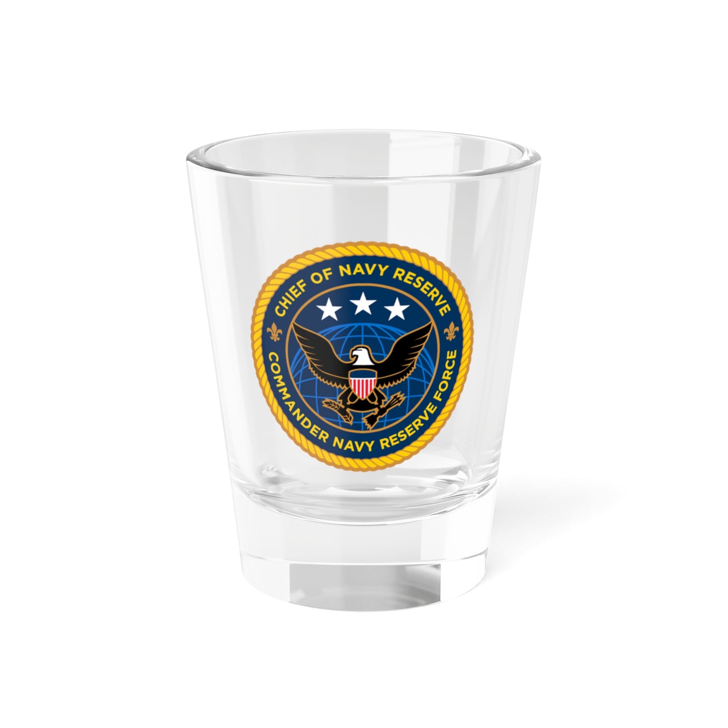 Commander Navy Reserve Force (U.S. Navy) Shot Glass 1.5oz