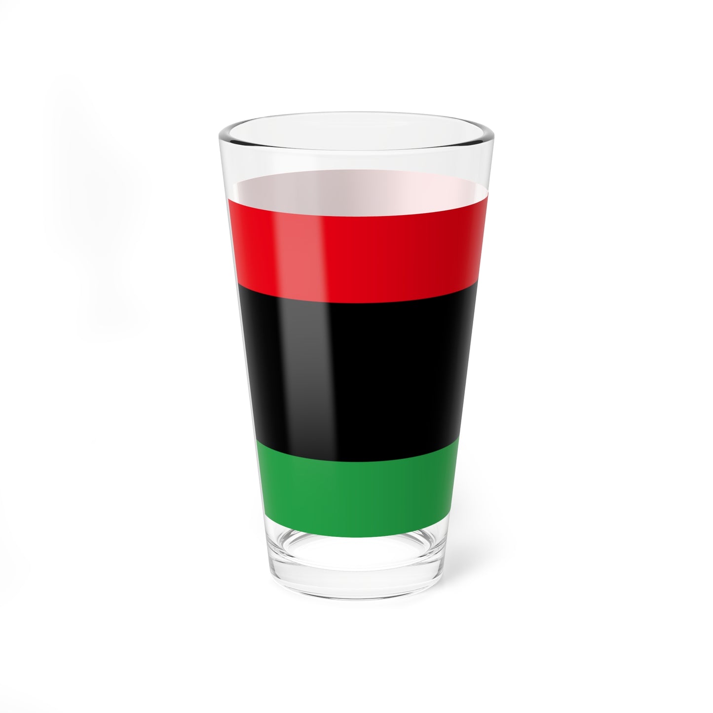 Flag of Libya without crescent and star (Libya) Pint Glass 16oz