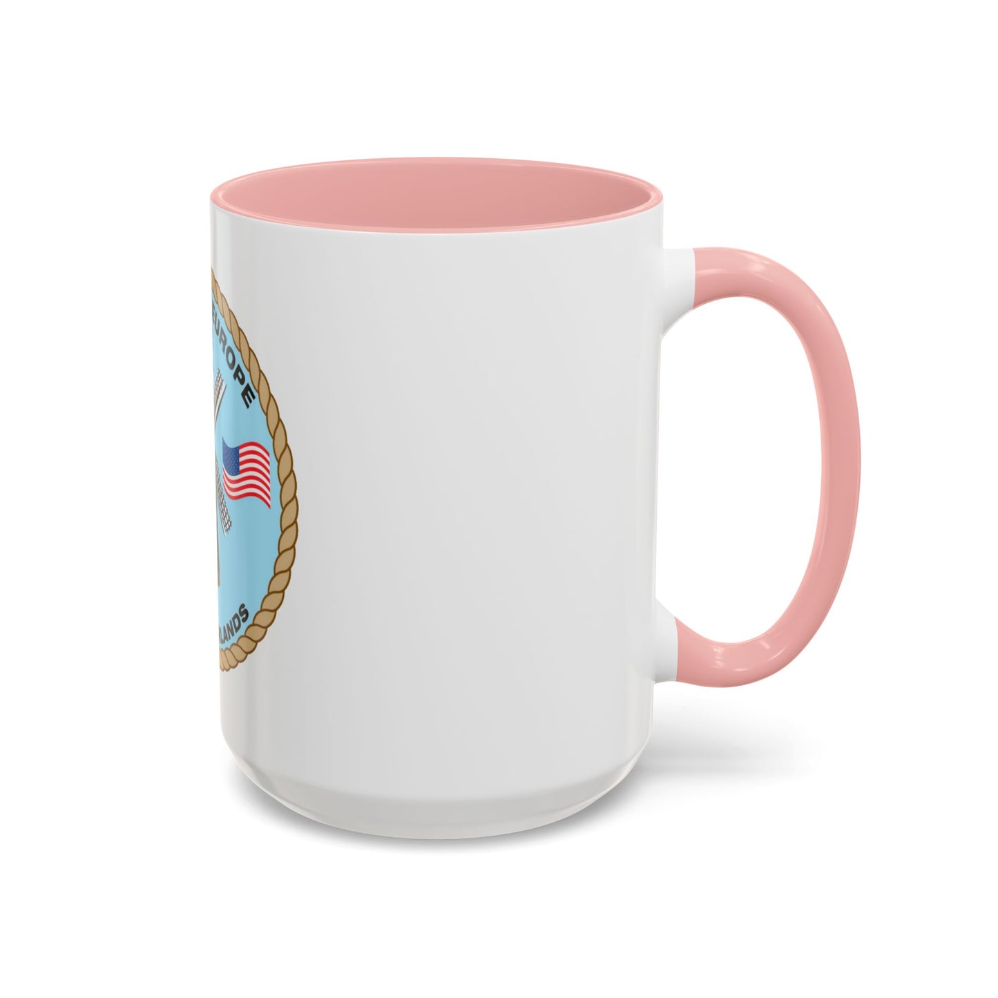 USCG Activities Europe the Netherlands (U.S. Coast Guard) Accent Coffee Mug