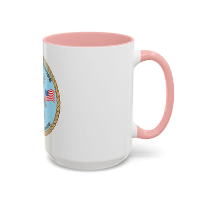 USCG Activities Europe the Netherlands (U.S. Coast Guard) Accent Coffee Mug