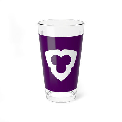 Flag of Katsunuma Yamanashi 1963-2005 no text (Japan) Pint Glass 16oz
