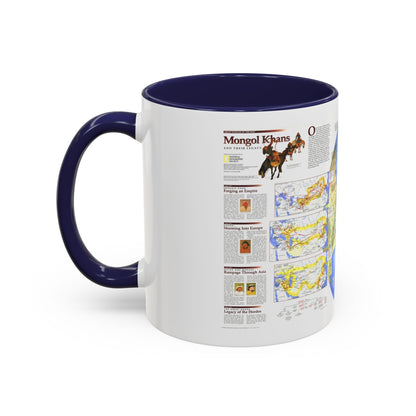 Mongol Khans and Their Legacy (1996) (Map) Accent Coffee Mug