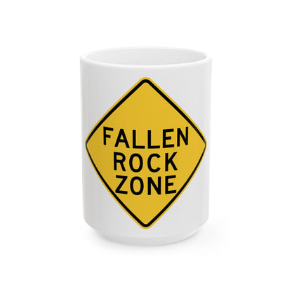 NYS NYW4-14 (New York) (Road Sign) White Coffee Mug