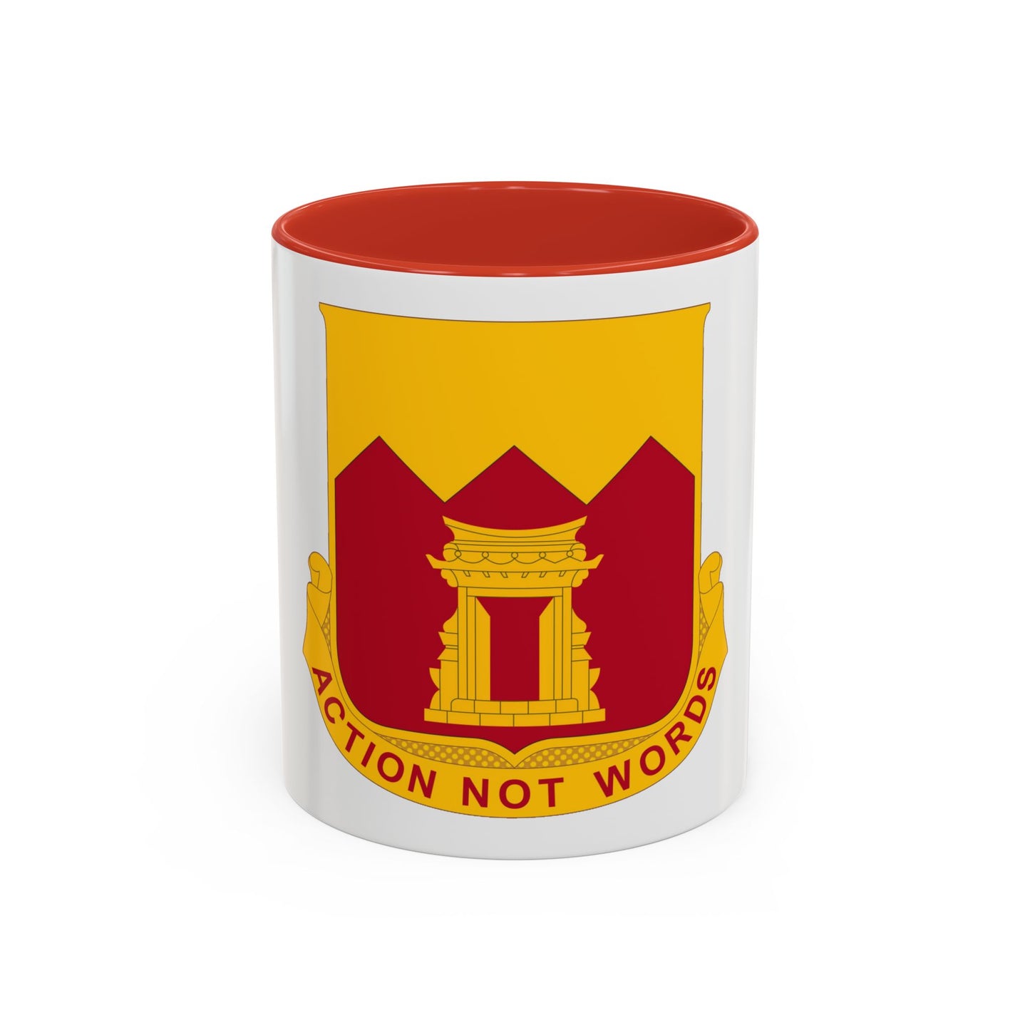 143rd Armored Field Artillery Battalion (U.S. Army) Accent Coffee Mug