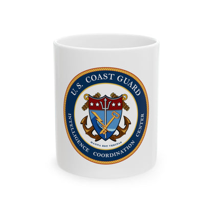 USCG Intelligence Coordination Center (U.S. Coast Guard) White Coffee Mug