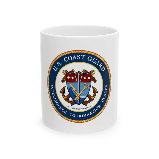 USCG Intelligence Coordination Center (U.S. Coast Guard) White Coffee Mug