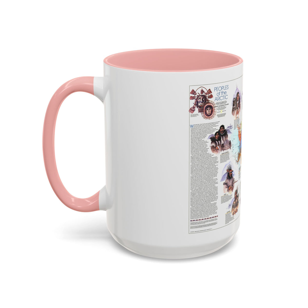 Arctic - Peoples of the (1983) (Map) Accent Coffee Mug