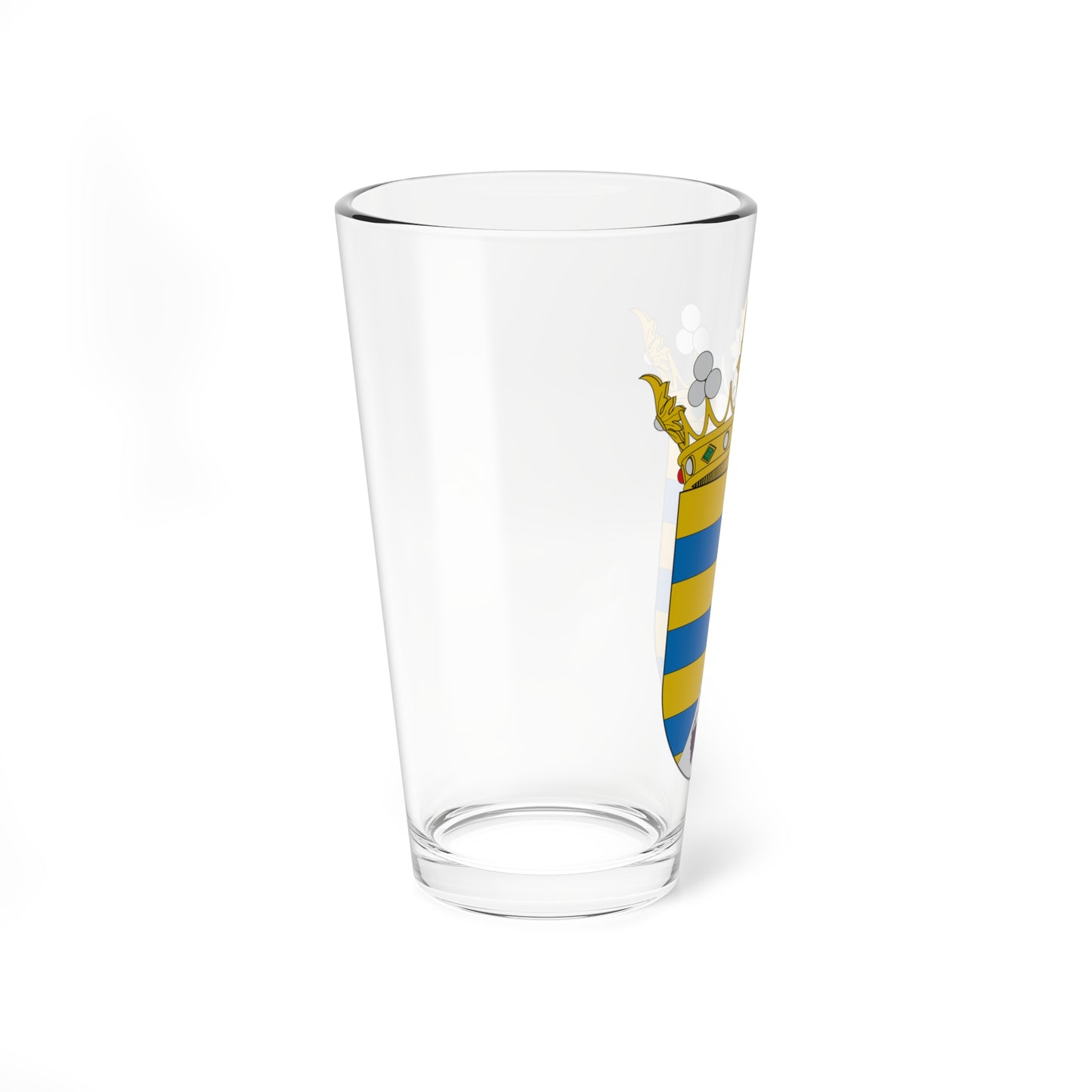 Escudo de Letux (Spain) (Coat of Arms) Pint Glass 16oz
