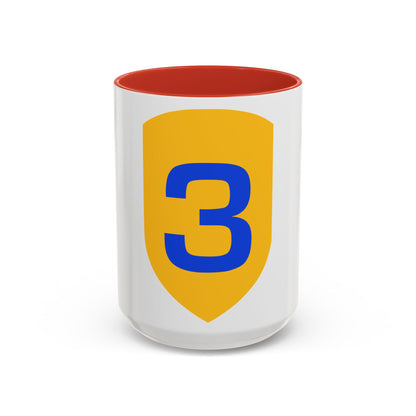 Tasse à café décorative de la 3e division de cavalerie américaine (armée américaine)