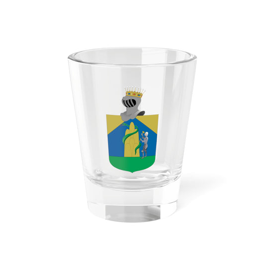 Hagi-Moscu family coat of arms (Algeria) (Coat of Arms) Shot Glass 1.5oz
