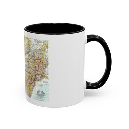USA - Northeastern & Great Lakes (1959) (Map) Accent Coffee Mug