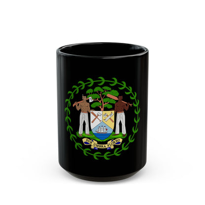 Coat of arms of Belize - Black Coffee Mug