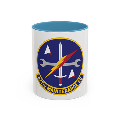 477th Maintenance Squadron (U.S. Air Force) Accent Coffee Mug