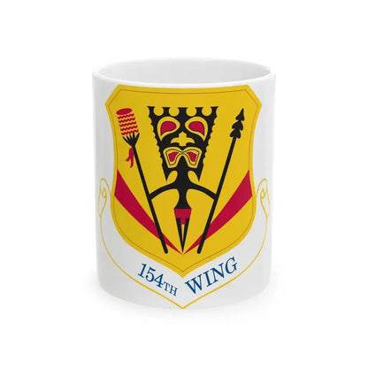 154th Wing (U.S. Air Force) White Coffee Mug 11oz - Go Mug Yourself