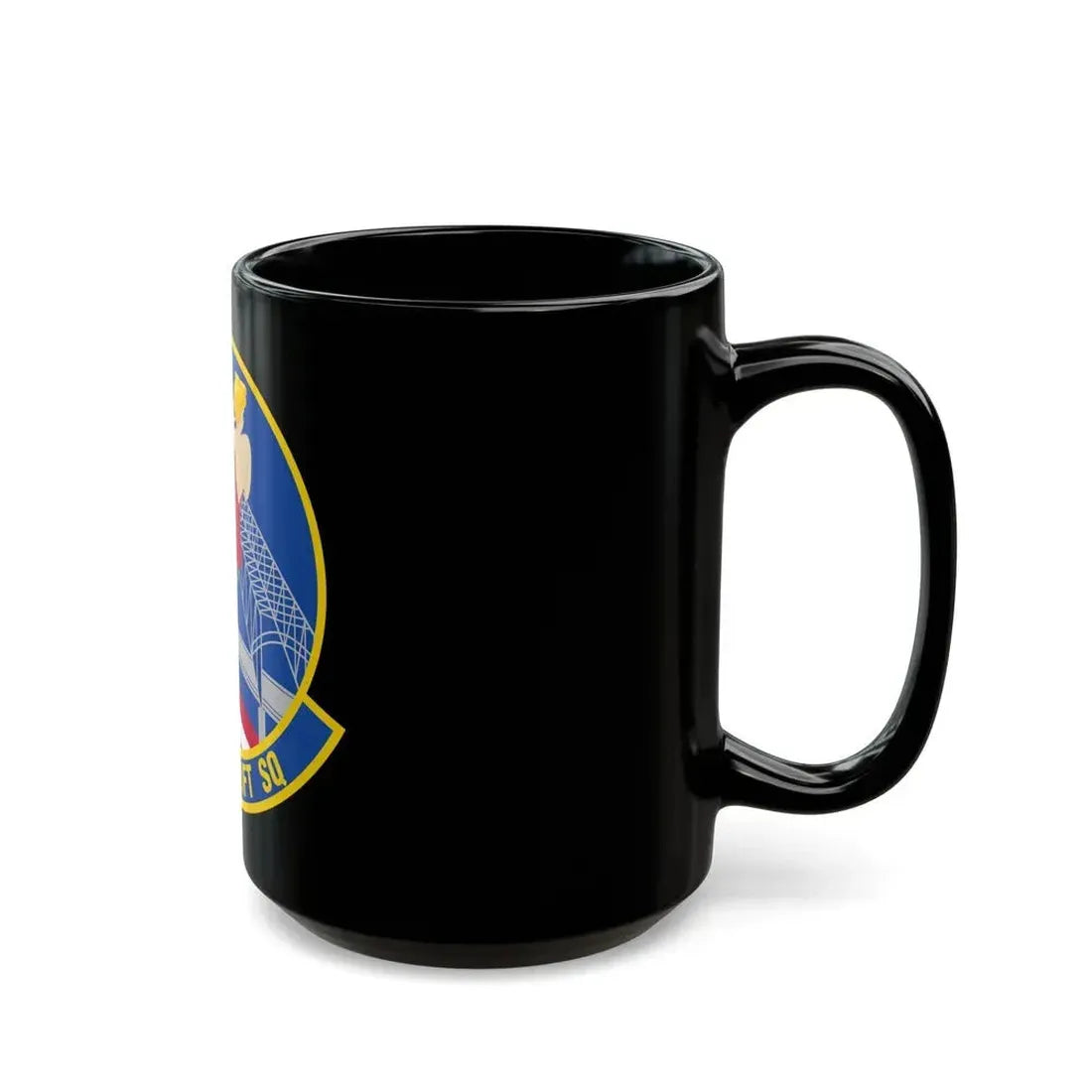 155 Airlift Squadron (U.S. Air Force) Black Coffee Mug - Go Mug Yourself