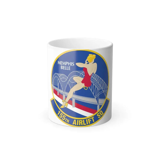 155 Airlift Squadron (U.S. Air Force) Color Changing Coffee Mug 11oz - Go Mug Yourself