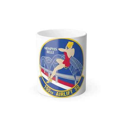 155 Airlift Squadron (U.S. Air Force) Color Changing Coffee Mug 11oz - Go Mug Yourself