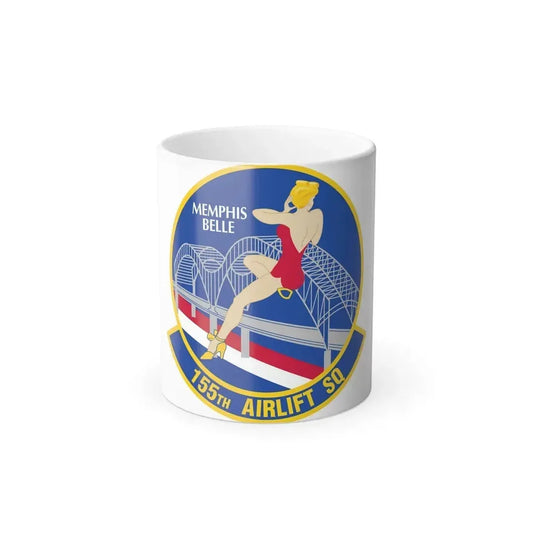 155 Airlift Squadron (U.S. Air Force) Color Changing Coffee Mug 11oz - Go Mug Yourself