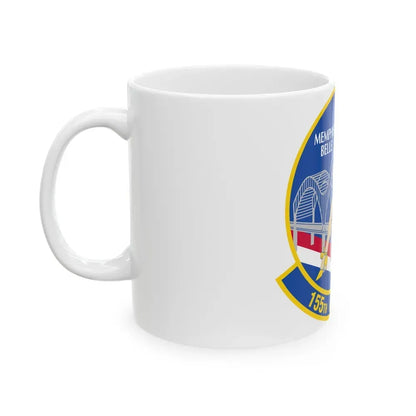 155 Airlift Squadron (U.S. Air Force) White Coffee Mug - Go Mug Yourself