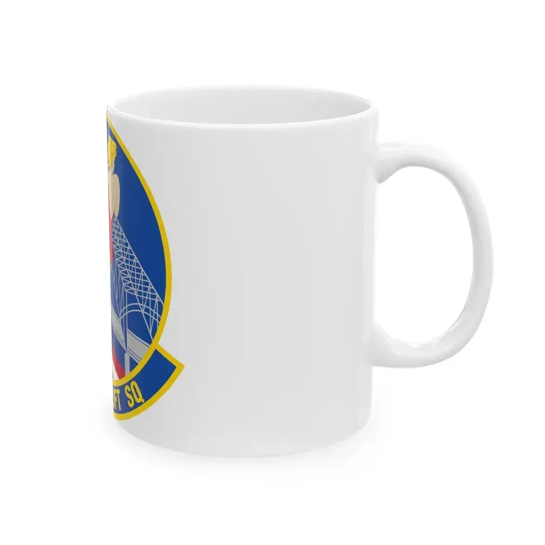 155 Airlift Squadron (U.S. Air Force) White Coffee Mug - Go Mug Yourself