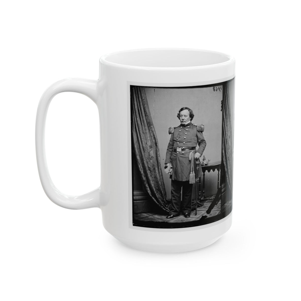 Brig. Gen. B.L.E. Bonneville (U.S. Civil War) White Coffee Mug