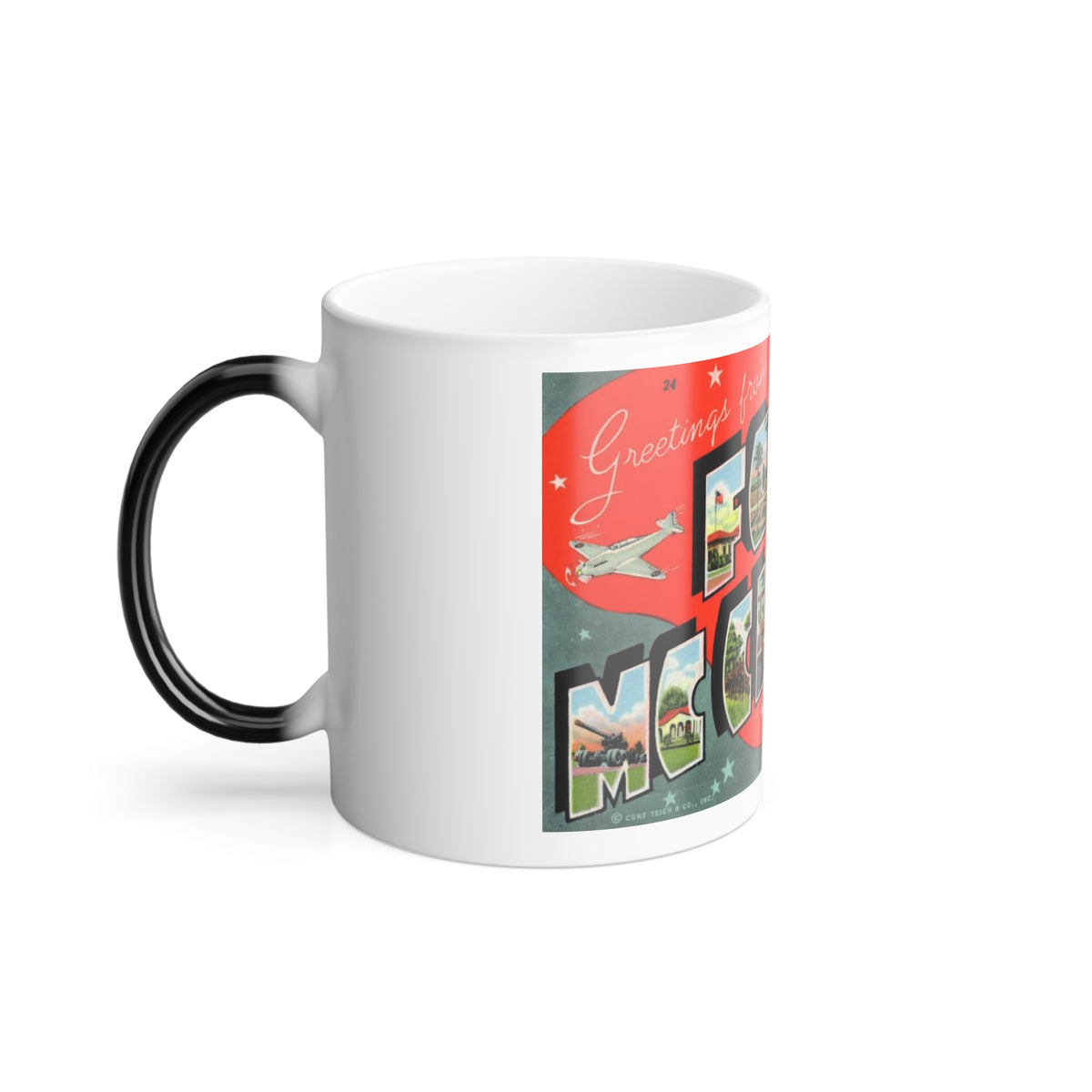 Greeting card from Fort McClellan Ala (Greeting Postcards) Color Changing Mug 11oz