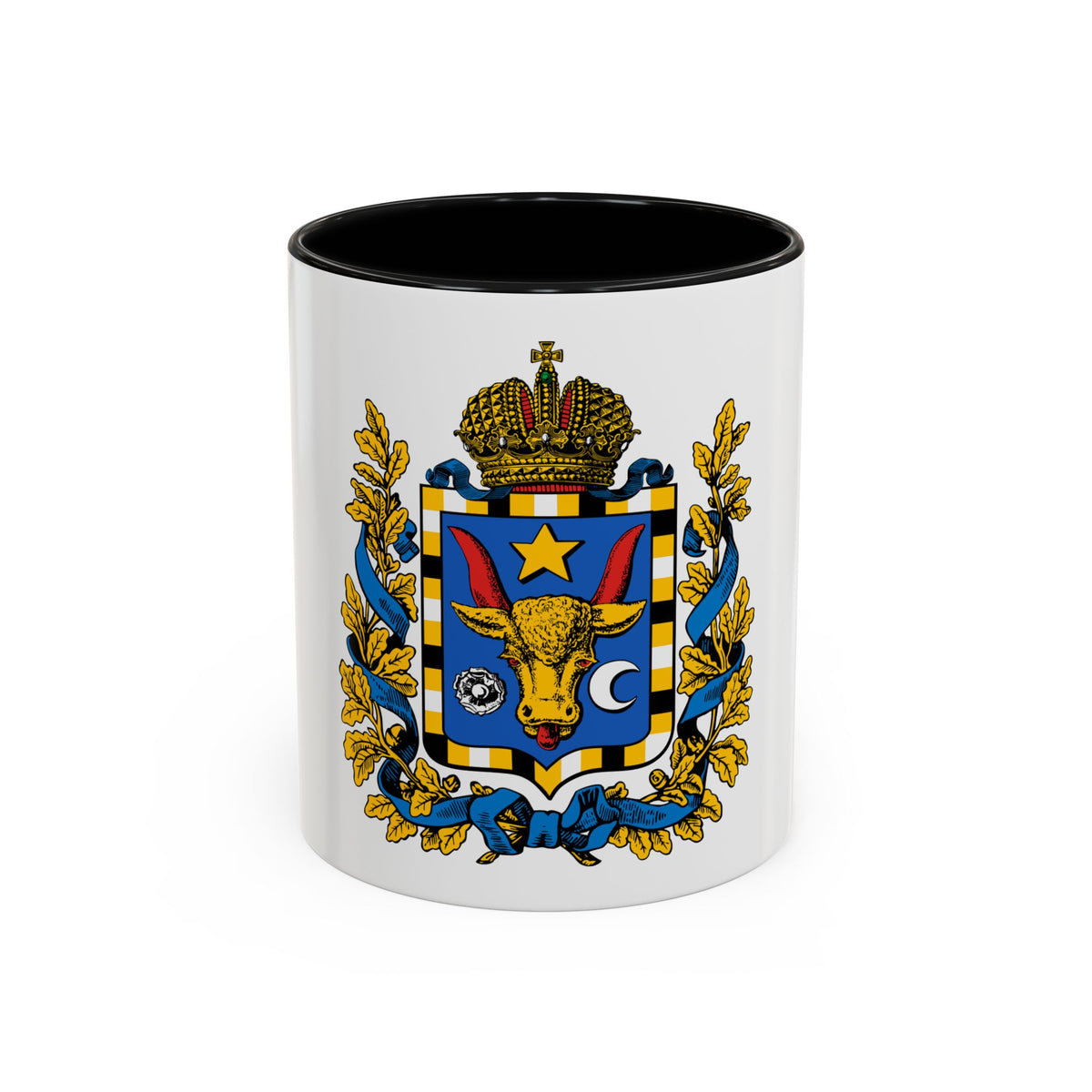 Coat of arms of Bessarabia Governorate 1878 - Accent Coffee Mug