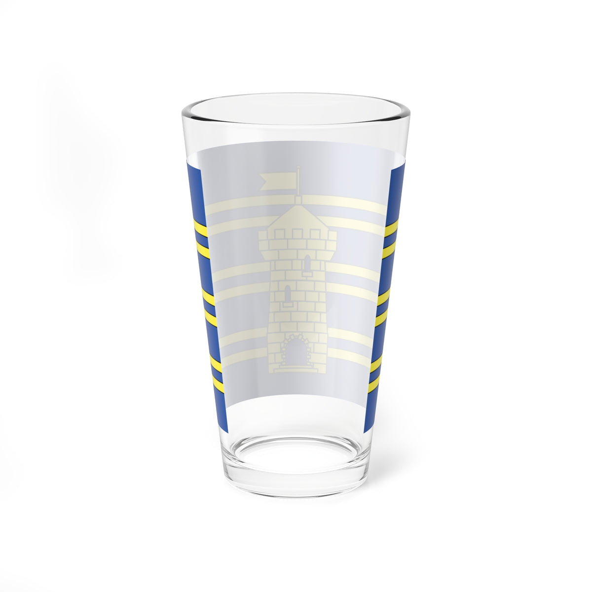 Drapeau fr departement Territoire de Belfort (France) Pint Glass 16oz