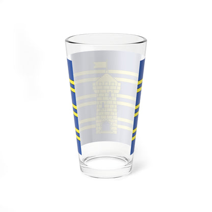 Drapeau fr departement Territoire de Belfort (France) Pint Glass 16oz