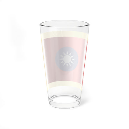 ROC Military Academy Flag (China) Pint Glass 16oz