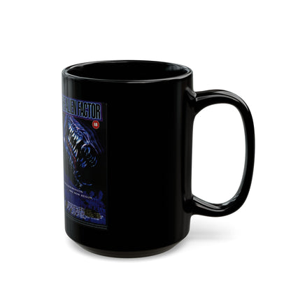 THE ALIEN FACTOR (VHS COVER) - Black Coffee Mug