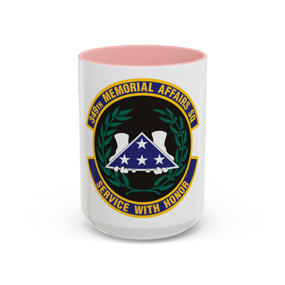 349th Memorial Affairs Squadron (U.S. Air Force) Accent Coffee Mug