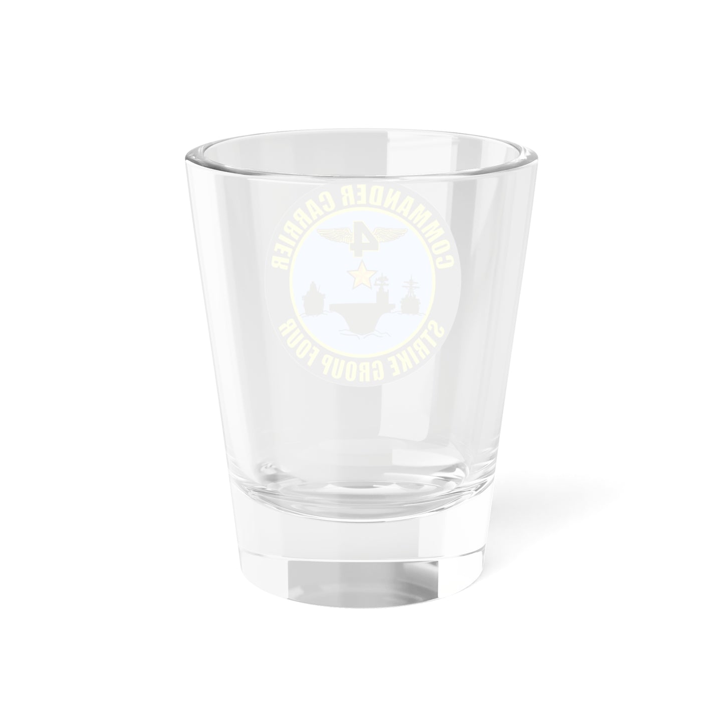 Command Carriers Strike Group 4 (U.S. Navy) Shot Glass 1.5oz