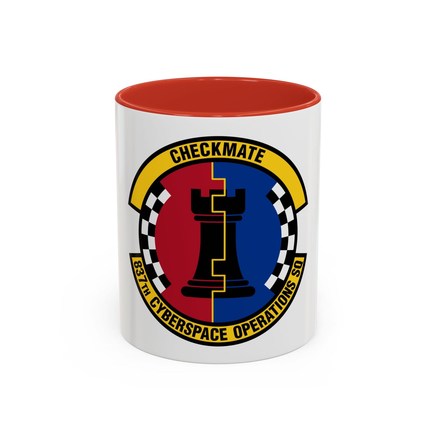 837 Cyberspace Operations Squadron ACC (U.S. Air Force) Accent Coffee Mug