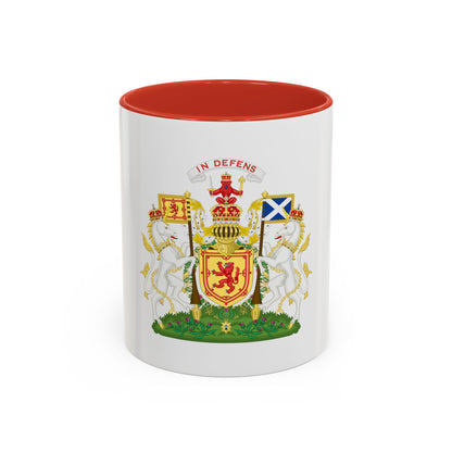 Royal Coat of Arms of the Kingdom of Scotland 2 - Accent Coffee Mug