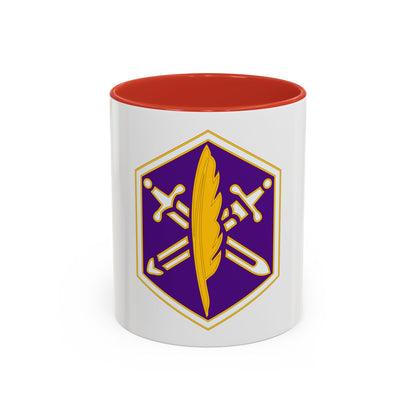 85 Civil Affairs Brigade 2 (U.S. Army) Accent Coffee Mug