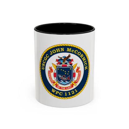 USS John McCormick WPC 1121 (U.S. Coast Guard) Accent Coffee Mug