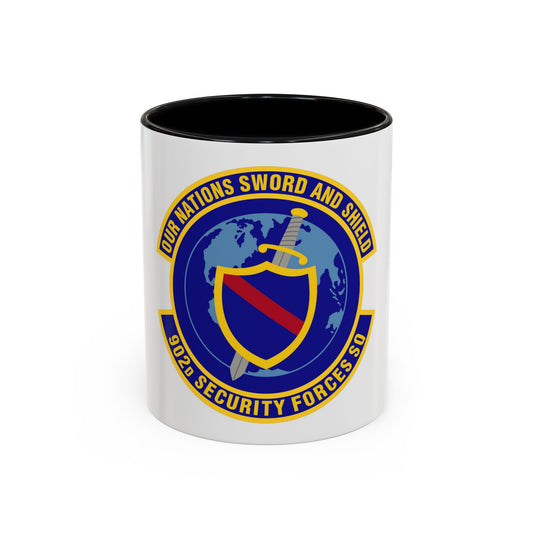 902d Security Forces Squadron (U.S. Air Force) Accent Coffee Mug