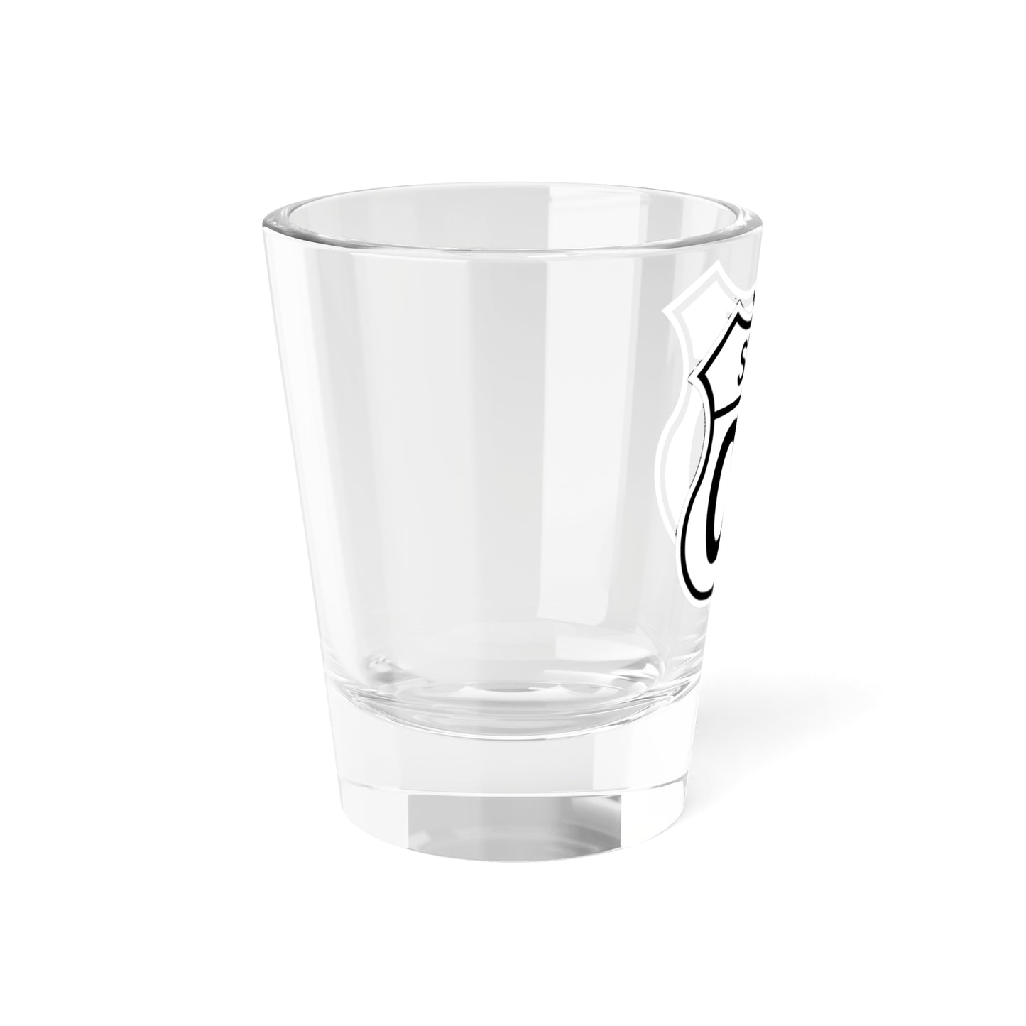 US XX YYY 1950 (Kansas) (Road Sign) Shot Glass 1.5oz