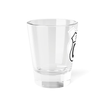 US XX YYY 1950 (Kansas) (Road Sign) Shot Glass 1.5oz