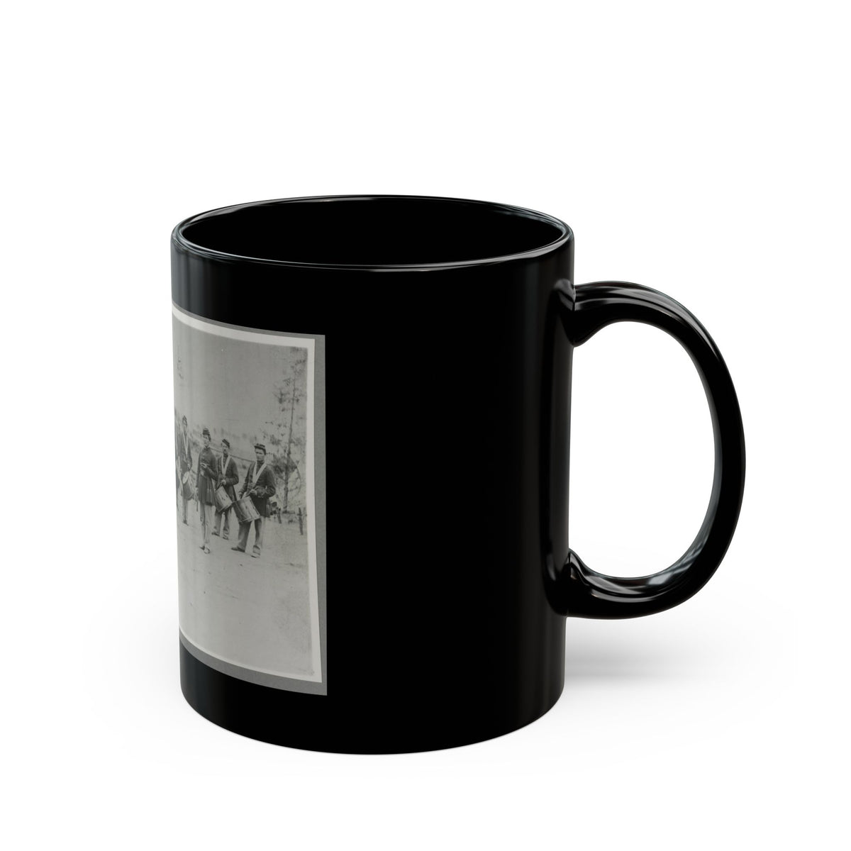 Drum Corps 30th Pa. Infantry (U.S. Civil War) Black Coffee Mug
